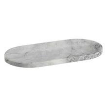 Charger l'image dans la galerie, Plateau Ovale en Marbre Blanc