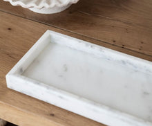 Charger l'image dans la galerie, Plateau Décoratif Marbre Blanc