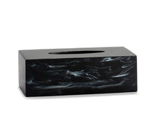 Charger l'image dans la galerie, Boîte à Mouchoirs Marbre Noir Classique