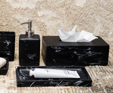 Charger l'image dans la galerie, Boîte à Mouchoirs Marbre Noir Classique