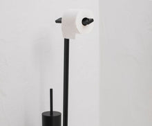 Charger l'image dans la galerie, Porte Papier Toilette Métal Noir
