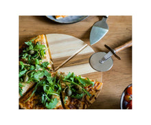 Charger l'image dans la galerie, Planche à Découper en Bois et Coupe Pizza