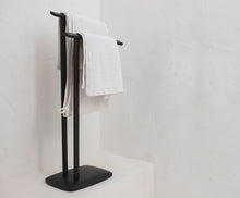 Charger l'image dans la galerie, Porte Serviette sur Pied Métal Noir