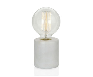 Lampe de table moderne en marbre blanc