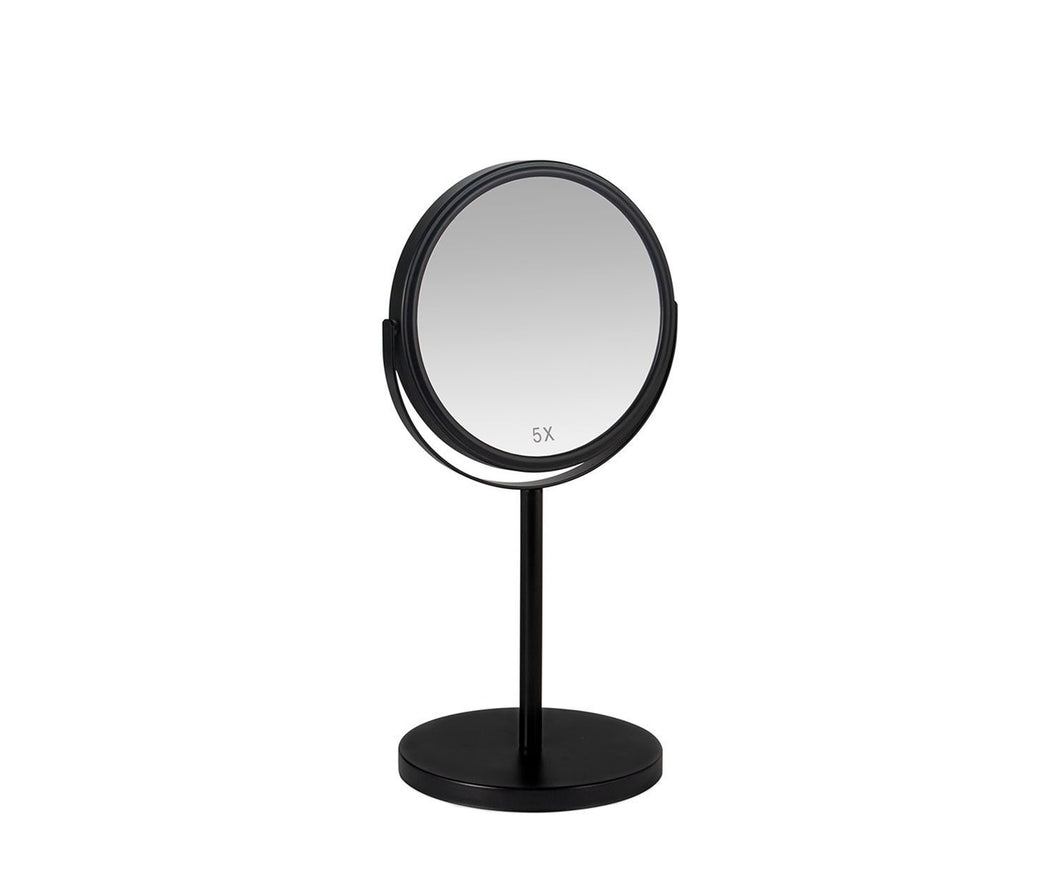 Miroir Noir Mat Grossissant 5x