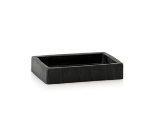 Porte Savon Effet Ardoise Noire