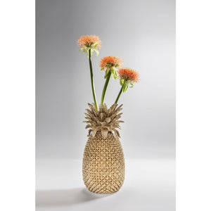 Vase Ananas Doré